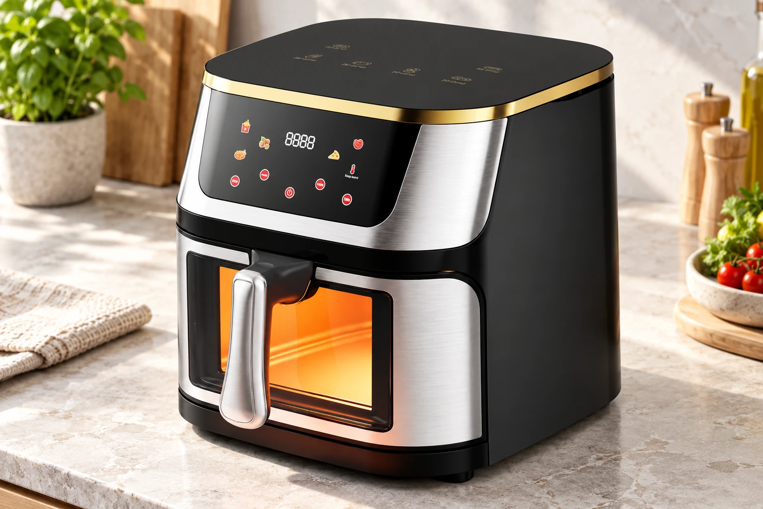 Детайл на touch панела на Air Fryer Migliore