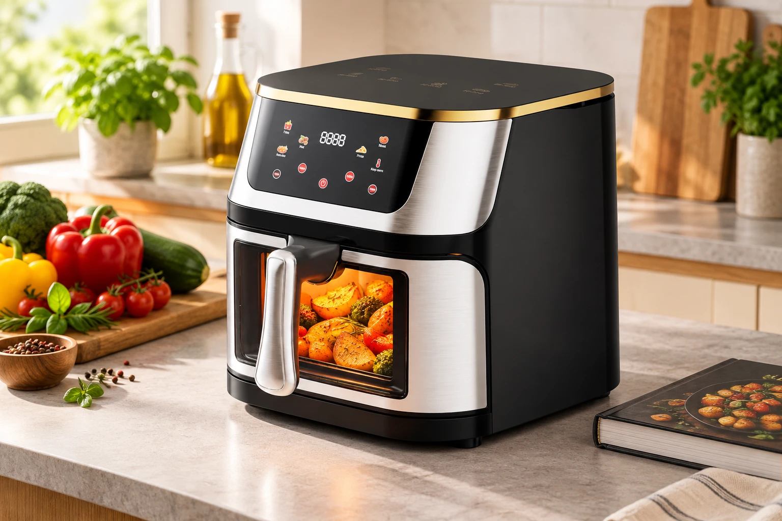 Air Fryer Migliore работи в модерна домашна кухня